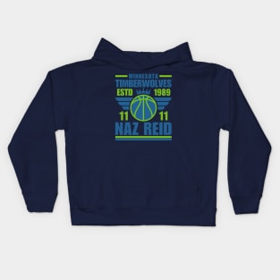 Minnesota Timberwolves Reid 11 Basketball Retro Kids Hoodie